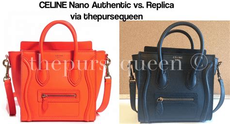 celine nano luggage authentic vs fake